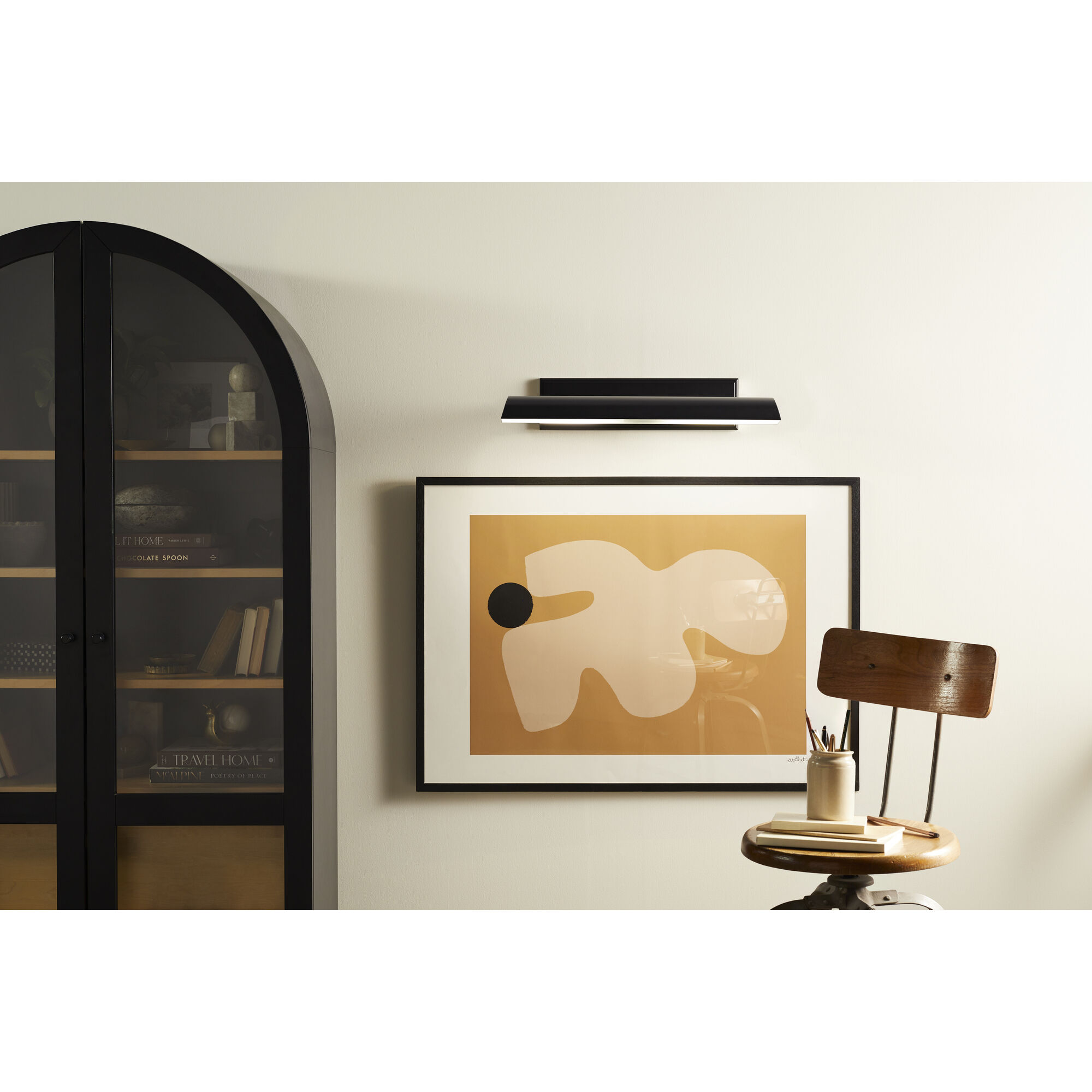 Carston 26 watt 24.25 inch Black Picture Light Wall Light